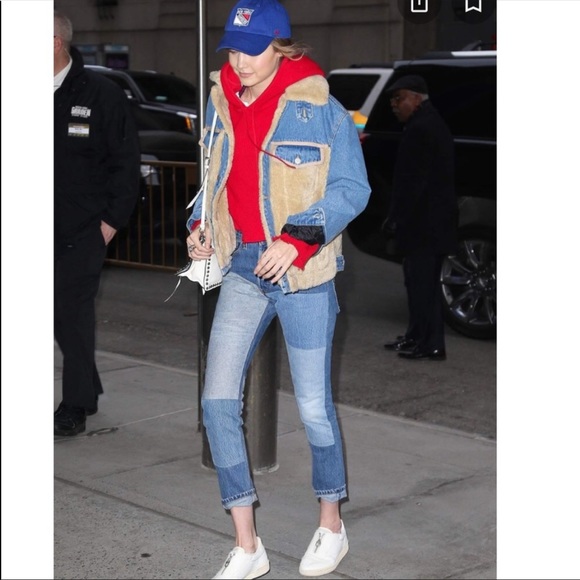 Re/Done Levi’s High Rise Ankle Crop patchwork 27😍 - Picture 2 of 8